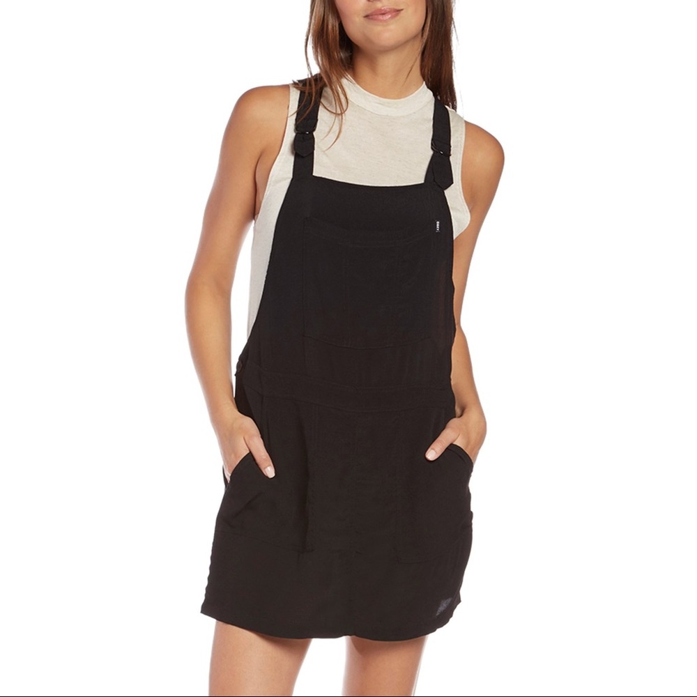 obey black overall dress